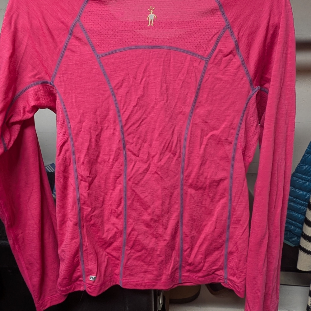 Smartwool Vibrant Pink Performance Top - Picture 4 of 4